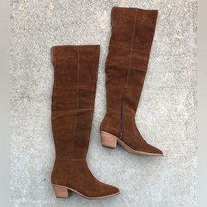 Steve Madden NWOT Brown Suede “Lucca” Thigh High Boots - Size 10 (US)